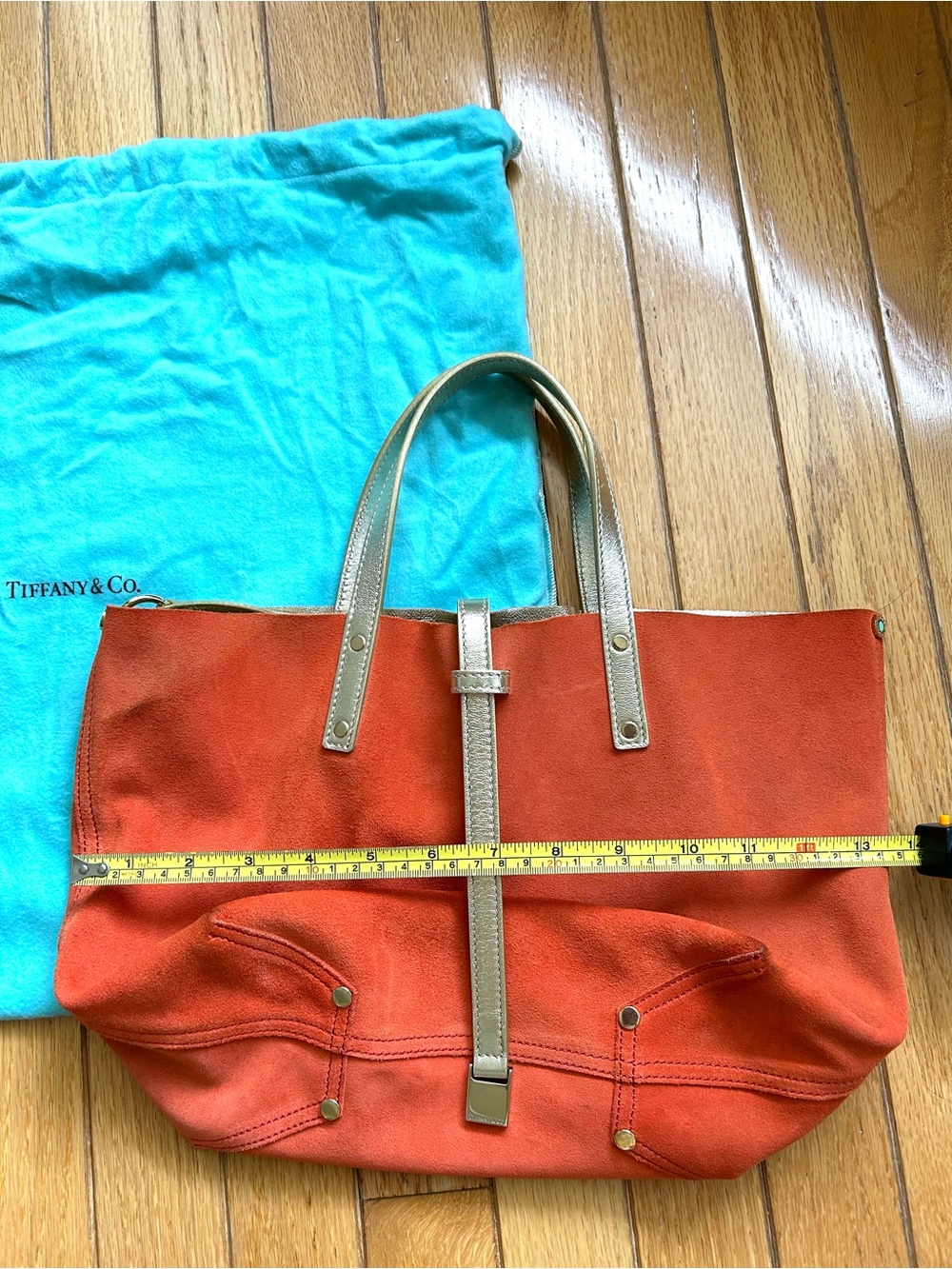 Tiffany & Co. Reversible Swede Tote - Picture 9 of 9